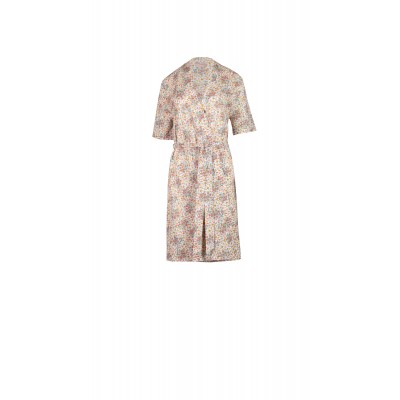 S743 - Type - ROBE ABSTRACT FLOWERS- (S743)