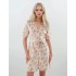 S743 - Type - ROBE ABSTRACT FLOWERS- (S743)