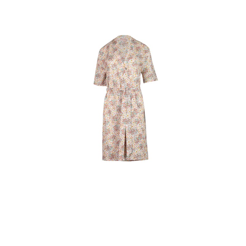S743 - Type - ROBE ABSTRACT FLOWERS- (S743) S743 - Type - ROBE ABSTRACT FLOWERS- (S743)