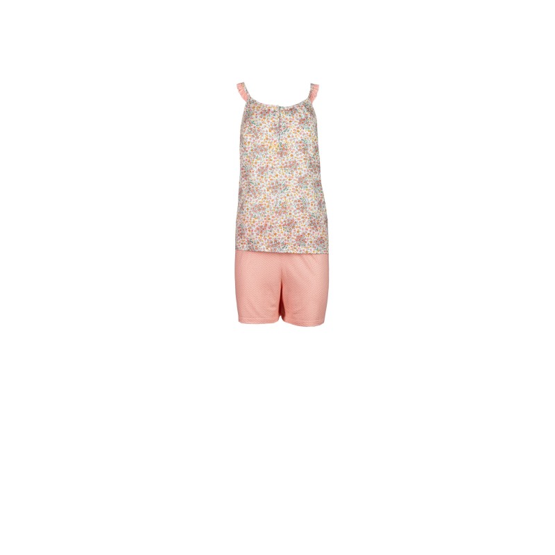 S744 - Type - PIJAMA ABSTRACT FLOWERS- (S744) S744 - Type - PIJAMA ABSTRACT FLOWERS- (S744)