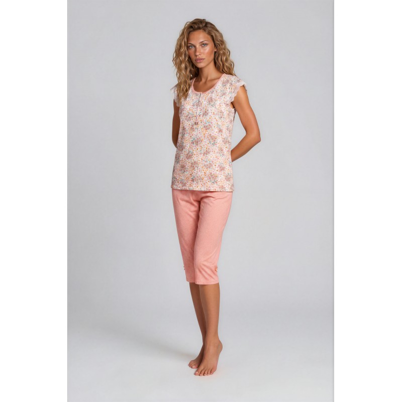 S746 - Type - PIJAMA ABSTRACT FLOWERS- (S746) S746 - Type - PIJAMA ABSTRACT FLOWERS- (S746)