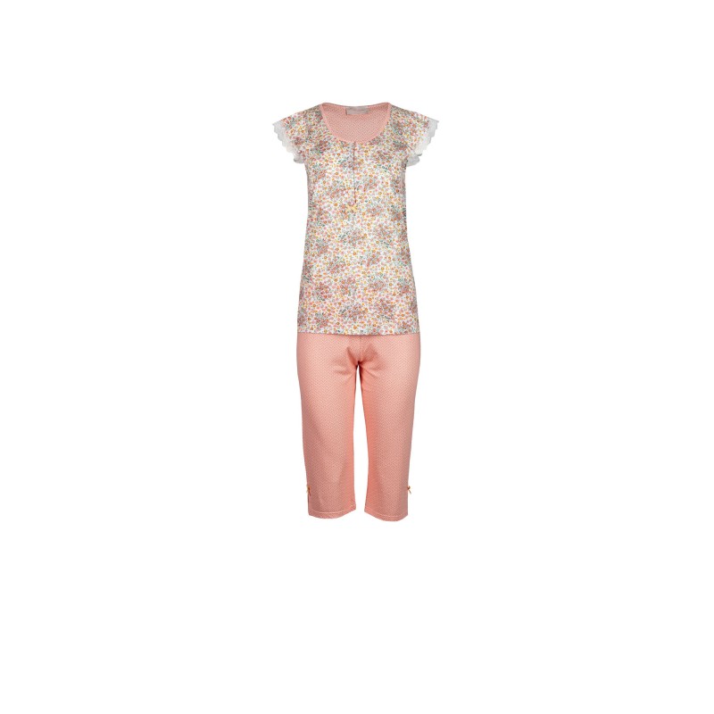 S746 - Type - PIJAMA ABSTRACT FLOWERS- (S746) S746 - Type - PIJAMA ABSTRACT FLOWERS- (S746)