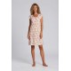 S747 - Type - NIGHTGOWN ABSTRACT FLOWERS- (S747)