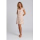 S747 - Type - NIGHTGOWN ABSTRACT FLOWERS- (S747)
