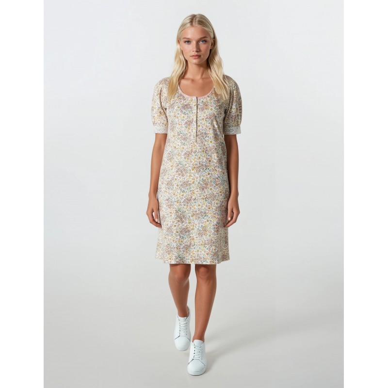 S748 - Type - NIGHTGOWN ABSTRACT FLOWERS- (S748) S748 - Type - NIGHTGOWN ABSTRACT FLOWERS- (S748)