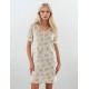 S748 - Type - NIGHTGOWN ABSTRACT FLOWERS- (S748) S748 - Type - NIGHTGOWN ABSTRACT FLOWERS- (S748)