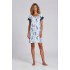 S752 - Type - NIGHTGOWN BLUE FLOWERS- (S752)