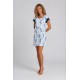 S752 - Type - NIGHTGOWN BLUE FLOWERS- (S752) S752 - Type - NIGHTGOWN BLUE FLOWERS- (S752)