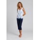 S753 - Type - PIJAMA BLUE FLOWERS CAPRI- (S753) S753 - Type - PIJAMA BLUE FLOWERS CAPRI- (S753)
