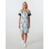 S755 - Type - NIGHTGOWN BLUE FLOWERS- (S755)
