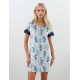 S755 - Type - NIGHTGOWN BLUE FLOWERS- (S755) S755 - Type - NIGHTGOWN BLUE FLOWERS- (S755)