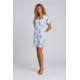 S757 - Type - NIGHTGOWN BLUE FLOWERS- (S757) S757 - Type - NIGHTGOWN BLUE FLOWERS- (S757)