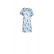 S757 - Type - NIGHTGOWN BLUE FLOWERS- (S757) S757 - Type - NIGHTGOWN BLUE FLOWERS- (S757)