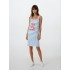 S759 - Blue Cloud - NIGHTGOWN STRIPES- (S759)