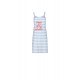 S759 - Blue Cloud - NIGHTGOWN STRIPES- (S759)