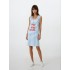 S761 - Coral - NIGHTGOWN STRIPES- (S761)