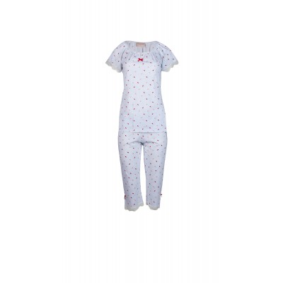 S792 - Type - PIJAMA SUMMER LEAVES CAPRI- (S792) S792 - Type - PIJAMA SUMMER LEAVES CAPRI- (S792)