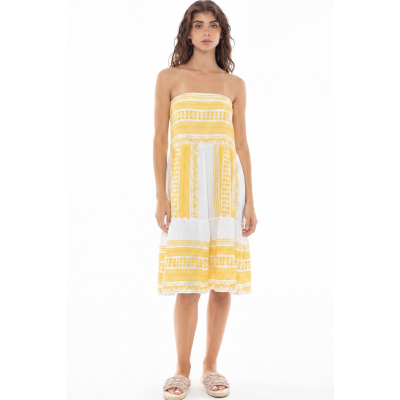 S836 - Yellow - BEACHWEAR BOHO- (S836) S836 - Yellow - BEACHWEAR BOHO- (S836)