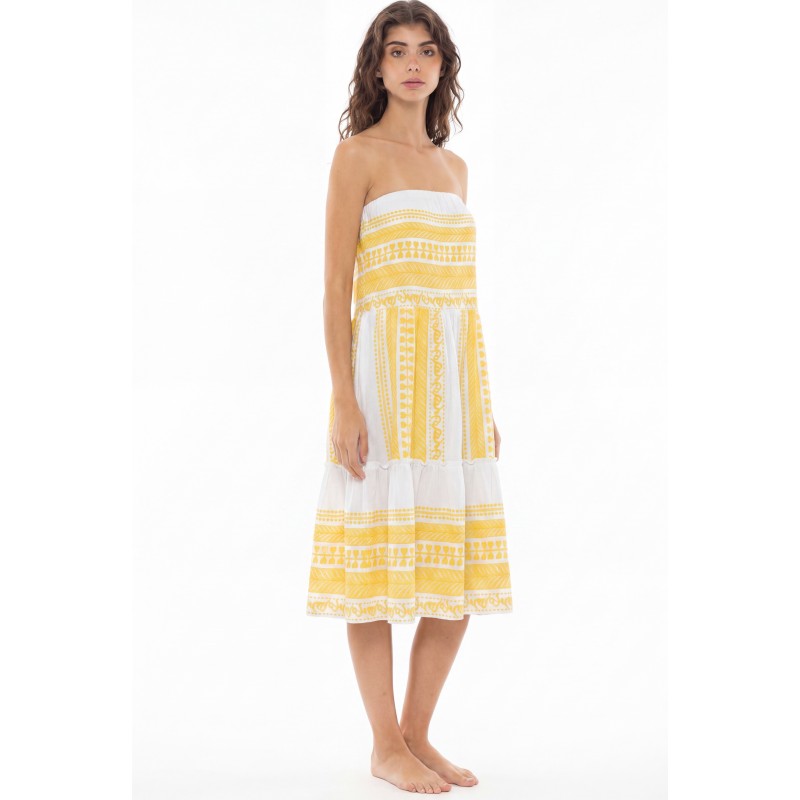 S836 - Yellow - BEACHWEAR BOHO- (S836) S836 - Yellow - BEACHWEAR BOHO- (S836)
