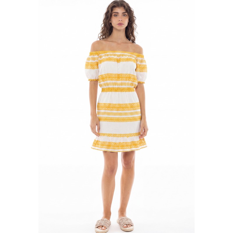 S837 - Yellow - BEACHWEAR BOHO- (S837) S837 - Yellow - BEACHWEAR BOHO- (S837)