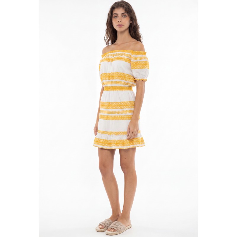 S837 - Yellow - BEACHWEAR BOHO- (S837) S837 - Yellow - BEACHWEAR BOHO- (S837)