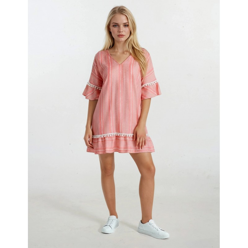 S845 - Coral - BEACHWEAR SUMMER- (S845)