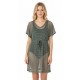 S851 - Oil Green - BEACHWEAR SUMMER LOVE- (S851) S851 - Oil Green - BEACHWEAR SUMMER LOVE- (S851)