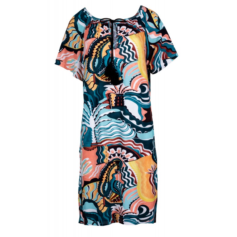 S861 - Type - BEACHWEAR ABSTRACT COLOR- (S861) S861 - Type - BEACHWEAR ABSTRACT COLOR- (S861)