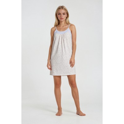 S956 - Type - NIGHTGOWN PETIT FLOWER - (S956) S956 - Type - NIGHTGOWN PETIT FLOWER - (S956)