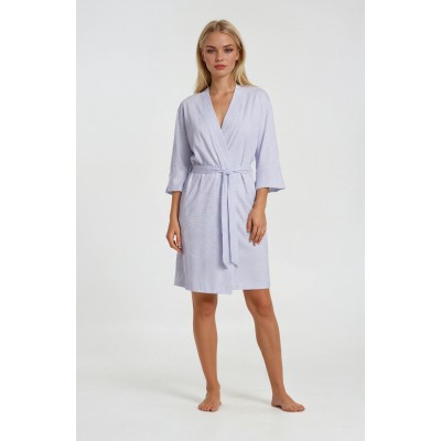 S957 - Type - ROBE BLUE PETIT STRIPE- (S957)