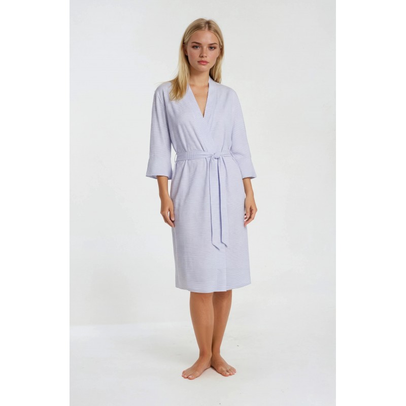 S957 - Type - ROBE BLUE PETIT STRIPE- (S957)