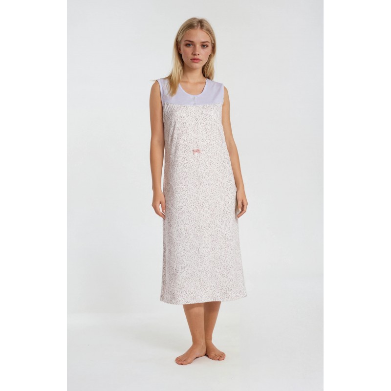 S965 - Type - NIGHTGOWN CLASSIC PETIT FLOWER - (S965) S965 - Type - NIGHTGOWN CLASSIC PETIT FLOWER - (S965)
