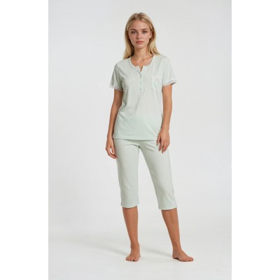 S984 - Aqua - PYJAMA PETIT DOT- (S984)