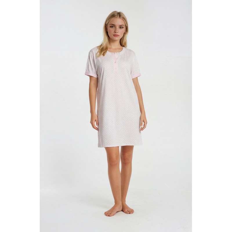 S994 - Type - NIGHTGOWN PINK GEO- (S994) S994 - Type - NIGHTGOWN PINK GEO- (S994)