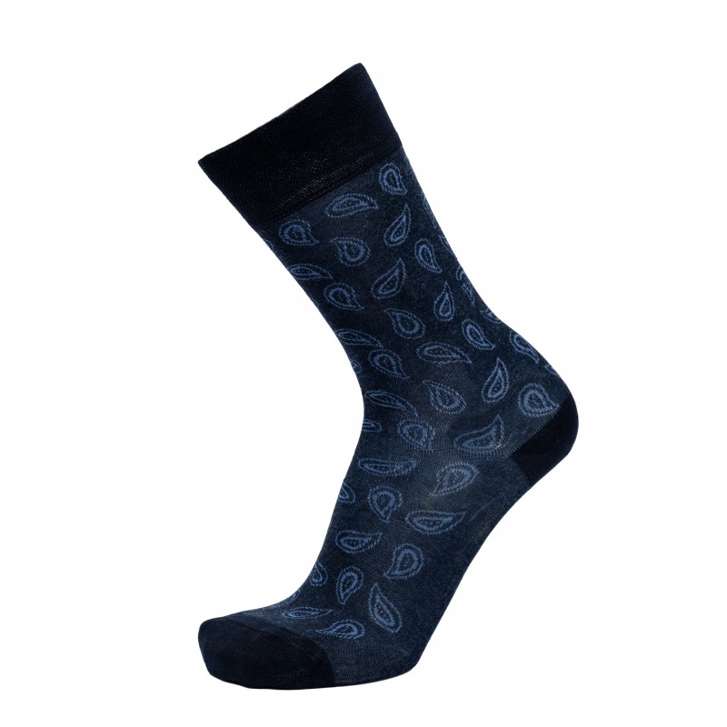 Ulisse Socks - Ανδρική Κάλτσα με Σχέδιο Paisley από Bamboo Ulisse Socks - Ανδρική Κάλτσα με Σχέδιο Paisley από Bamboo