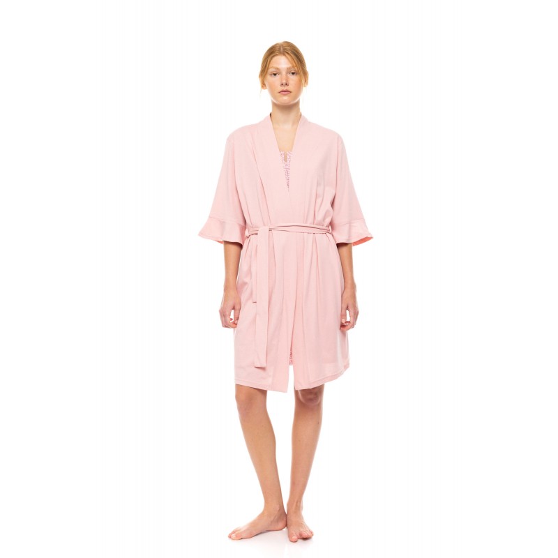 SN-101 - Baby Pink - ROBE SOLID NOS- (SN-101)
