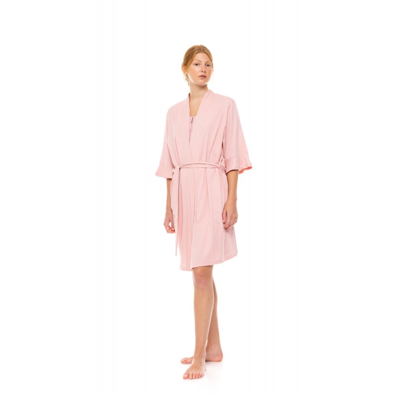 SN-101 - Baby Pink - ROBE SOLID NOS- (SN-101)