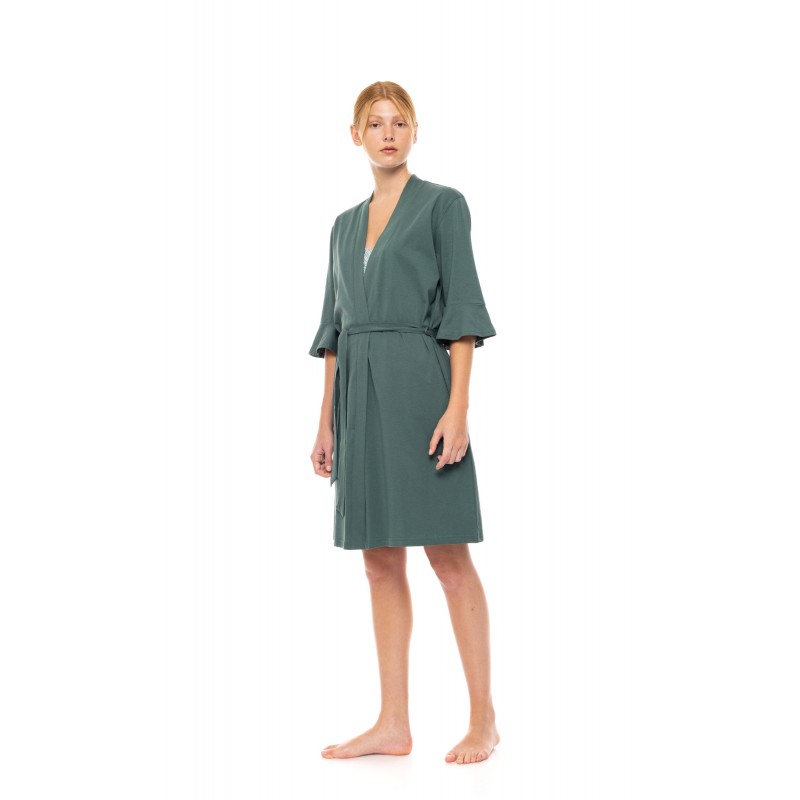 SN-101 - Dark Green - ROBE SOLID NOS- (SN-101) SN-101 - Dark Green - ROBE SOLID NOS- (SN-101)