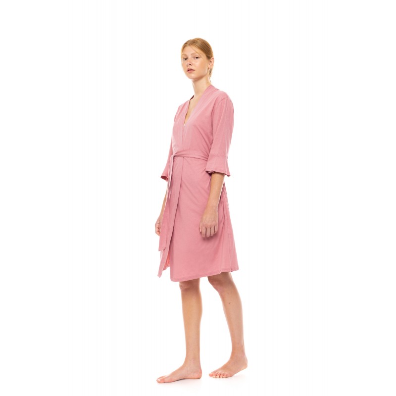SN-101 - Baby Pink - ROBE SOLID NOS- (SN-101)