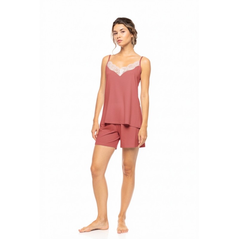 SN-200 - Peach Pink - BABYDOLL BAMBOO NOS- (SN-200)