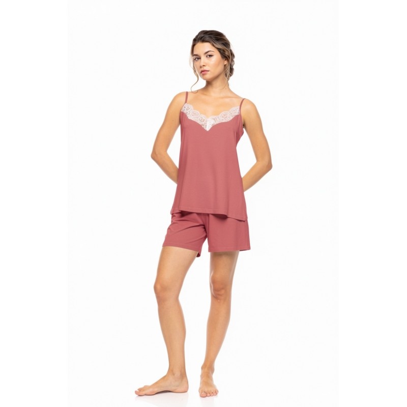 SN-200 - Peach Pink - BABYDOLL BAMBOO NOS- (SN-200)