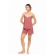 SN-200 - Peach Pink - BABYDOLL BAMBOO NOS- (SN-200)