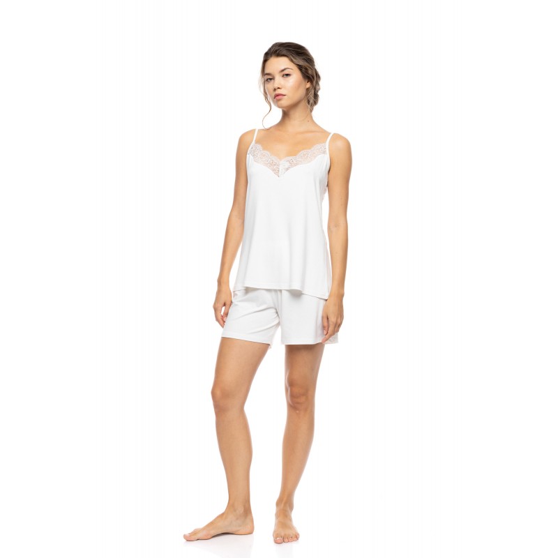 SN-200 - White - BABYDOLL BAMBOO NOS- (SN-200)