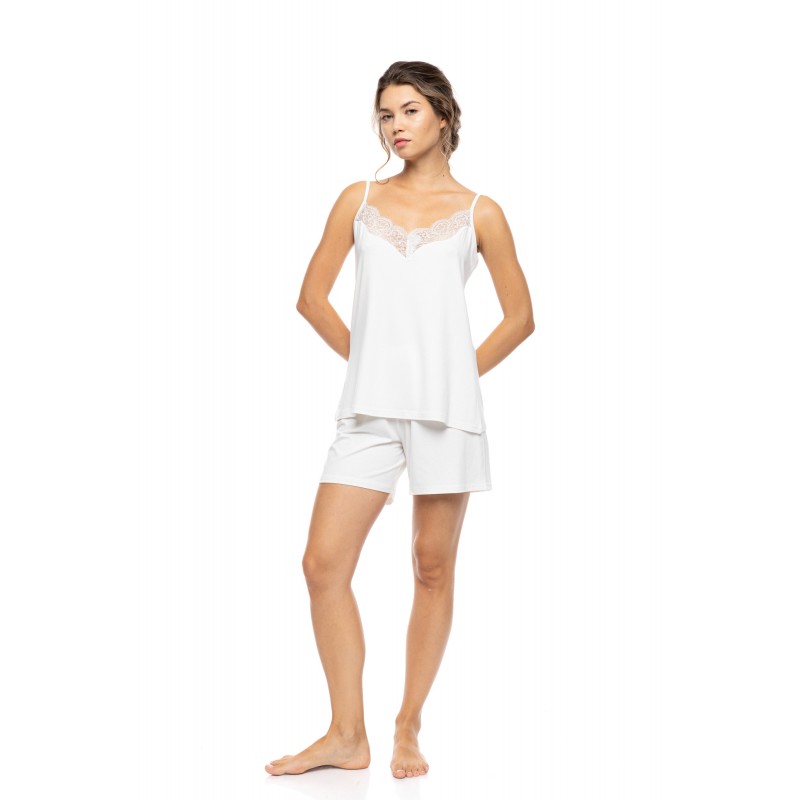 SN-200 - White - BABYDOLL BAMBOO NOS- (SN-200)