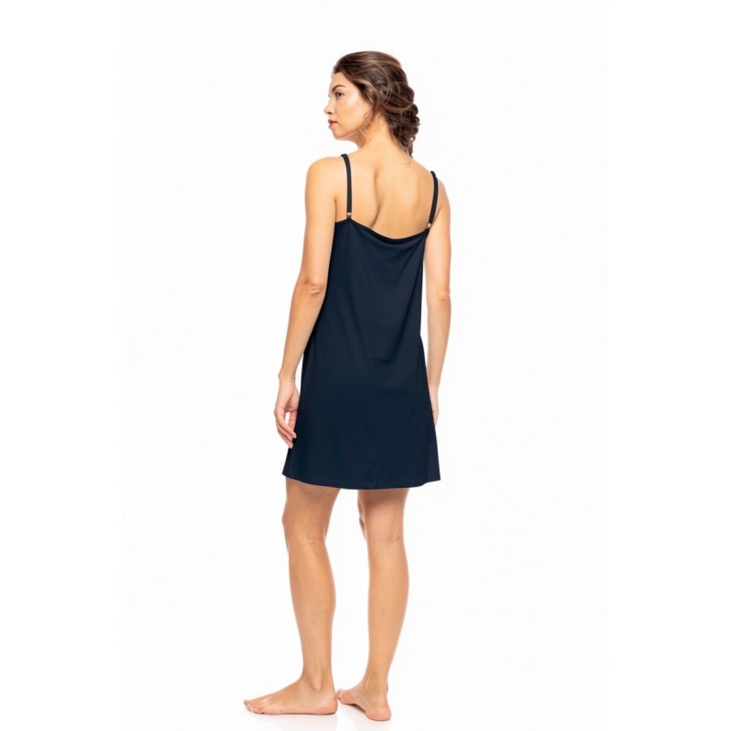 SN-201 - Yacht Blue - NIGHTGOWN BAMBOO NOS- (SN-201)