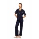 SN-202 - Yacht Blue - PYJAMA BUTTONED LONG BAMBOO NOS- (SN-202) SN-202 - Yacht Blue - PYJAMA BUTTONED LONG BAMBOO NOS- (SN-202)