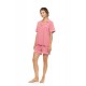 SN-203 - Peach Pink - PYJAMA BUTTONED SHORT BAMBOO NOS- (SN-203) SN-203 - Peach Pink - PYJAMA BUTTONED SHORT BAMBOO NOS- (SN-203)
