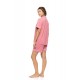 SN-203 - Peach Pink - PYJAMA BUTTONED SHORT BAMBOO NOS- (SN-203) SN-203 - Peach Pink - PYJAMA BUTTONED SHORT BAMBOO NOS- (SN-203)