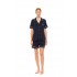 SN-203 - Yacht Blue - PYJAMA BUTTONED SHORT BAMBOO NOS- (SN-203)
