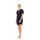 SN-204 - Cosmos Blue - PYJAMA SHORTS BAMBOO NOS- (SN-204)